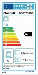 Встраиваемый духовой шкаф Брандт BOP7533BB фото 3 в Челябинске Встраиваемый духовой шкаф Brandt BOP7533BB фото 3 в Челябинске