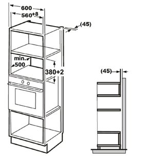 Встраиваемая микроволновая печь Brandt BMG2115X фото 4 в Челябинске