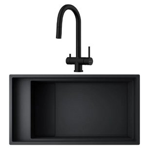 Omoikiri (мойка KINARU PRO 86-U/I GB + смеситель AKITA-S GB) фото в Челябинске