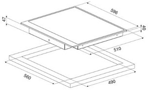 Варочная панель Smeg P764PO новая с витрины фото 2 в Челябинске