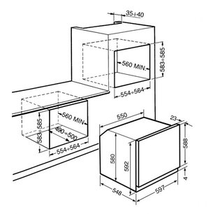 Духовой шкаф Smeg SFP120 фото 2 в Челябинске