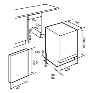 Посудомоечная машина Тека DW7 41 FI фото 3 в Челябинске Посудомоечная машина Teka DW7 41 FI фото 3 в Челябинске