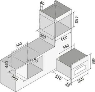Духовой шкаф Ilve 645SCHSW/BUG фото 3 в Челябинске