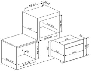 Компактный многофункциональный духовой шкаф Смег SF4120MC фото 2 в Челябинске Компактный многофункциональный духовой шкаф Smeg SF4120MC фото 2 в Челябинске