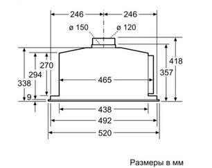 Встраиваемая вытяжка Нефф D55ML66N1 фото 4 в Челябинске Встраиваемая вытяжка Neff D55ML66N1 фото 4 в Челябинске