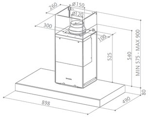 Вытяжка Фабер Reflex Act EG8 X/V A90 фото 3 в Челябинске Вытяжка Faber Reflex Act EG8 X/V A90 фото 3 в Челябинске