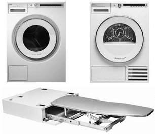 Asko Logic 5 (стиральная машина W4086C.W/3 + сушильная машина T408HD.W + гладильная доска HI1153W) фото в Челябинске Asko Logic 5 (стиральная машина W4086C.W/3 + сушильная машина T408HD.W + гладильная доска HI1153W) фото в Челябинске