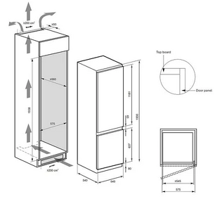 Встраиваемый холодильник Кайзер EKK 60193 фото 4 в Челябинске Встраиваемый холодильник Kaiser EKK 60193 фото 4 в Челябинске
