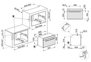 Духовой шкаф Смег SF4104WMCN фото 4 в Челябинске Духовой шкаф Smeg SF4104WMCN фото 4 в Челябинске
