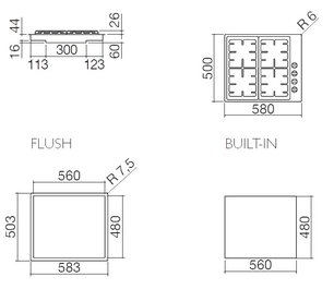 Варочная панель Barazza 1POF60 фото 2 в Челябинске