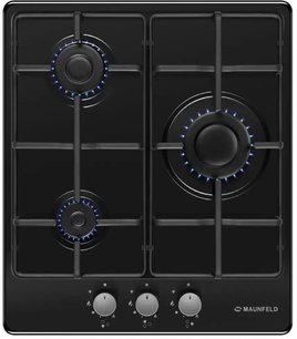Газовая варочная панель MAUNFELD EGHE.43.3STS-EB фото в Челябинске Газовая варочная панель MAUNFELD EGHE.43.3STS-EB фото в Челябинске