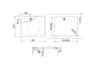 Варочная панель Smeg SI964BM фото 2 в Челябинске