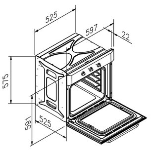 Духовой шкаф Зигмунд Штайн EN 152.911 W фото 2 в Челябинске Духовой шкаф Zigmund Shtain EN 152.911 W фото 2 в Челябинске