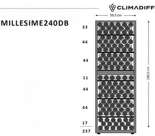 Винный шкаф CLIMADIFF MILLESIME240D фото 4 в Челябинске Винный шкаф CLIMADIFF MILLESIME240D фото 4 в Челябинске