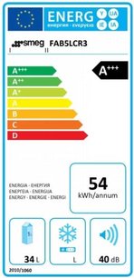 Мини-бар Смег FAB5LCR3 фото 3 в Челябинске Мини-бар Smeg FAB5LCR3 фото 3 в Челябинске