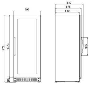 Винный шкаф Дометик E91FG Elegance фото 3 в Челябинске Винный шкаф Dometic E91FG Elegance фото 3 в Челябинске