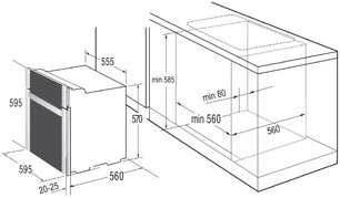 Духовой шкаф Кертинг OKB 482 CRSC фото 3 в Челябинске Духовой шкаф Korting OKB 482 CRSC фото 3 в Челябинске