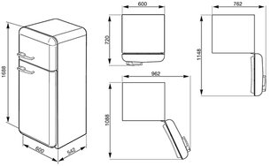 Холодильник Смег FAB30RV1 фото 2 в Челябинске Холодильник Smeg FAB30RV1 фото 2 в Челябинске