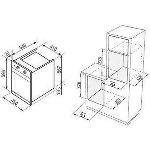Духовой шкаф Korting OKB 4604 CGRN фото 2 в Челябинске