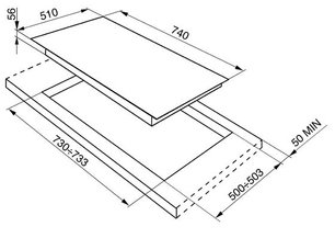 Варочная панель Smeg PVA750-1 фото 2 в Челябинске