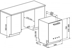 Посудомоечная машина Смег ST2FABRO2 фото 4 в Челябинске Посудомоечная машина Smeg ST2FABRO2 фото 4 в Челябинске