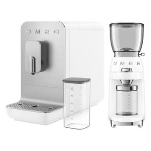 Smeg Collezione (кофемашина BCC13WHMEU + кофемолка CGF11WHEU) фото в Челябинске