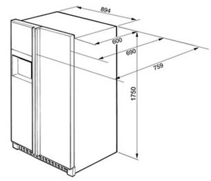 Холодильник Смег SS55PTL1 фото 4 в Челябинске Холодильник Smeg SS55PTL1 фото 4 в Челябинске