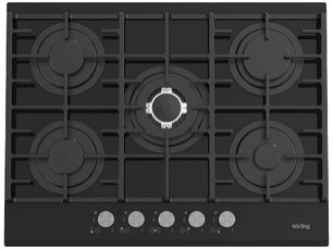 Газовая стеклянная варочная панель Korting HGG 7835 CTN фото в Челябинске