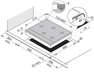 Независимая варочная панель De Dietrich DTE 714 X фото 2 в Челябинске