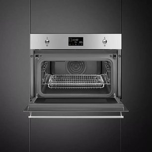 Компактный духовой шкаф Smeg SO4302M1X фото 3 в Челябинске