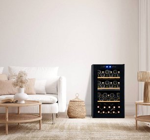 Винный шкаф Ла Соммельер LS51.2ZBLACK фото 4 в Челябинске Винный шкаф La Sommeliere LS51.2ZBLACK фото 4 в Челябинске
