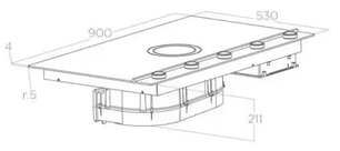 Варочная панель с вытяжкой Elica NIKOLATESLA UNPLUGGED BLIX/A/90 фото 4 в Челябинске
