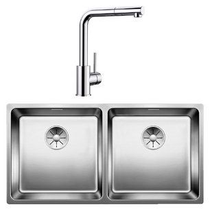 Blanco (мойка Andano 400/400-IF нержавеющая сталь + Mila-S хром) фото в Челябинске