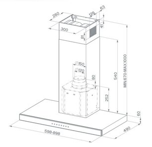 Вытяжка Фабер Stilux EG8 X A60 Logic фото 2 в Челябинске Вытяжка Faber Stilux EG8 X A60 Logic фото 2 в Челябинске