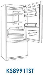 Встраиваемый холодильник Фиаба KS8991TST3 фото 2 в Челябинске Встраиваемый холодильник Fhiaba KS8991TST3 фото 2 в Челябинске