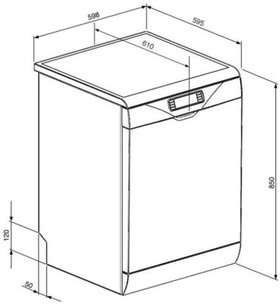 Посудомоечная машина Smeg LSA6439X2 фото 3 в Челябинске