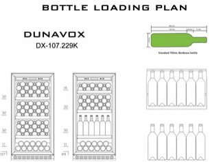 Винный шкаф Дунавокс DX-107.229K фото 3 в Челябинске Винный шкаф Dunavox DX-107.229K фото 3 в Челябинске