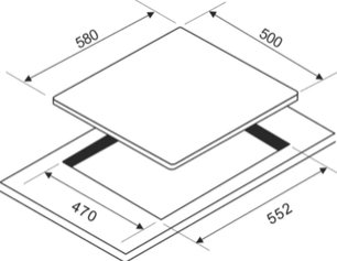 Варочная панель Zigmund Shtain GN 63.61 S фото 2 в Челябинске