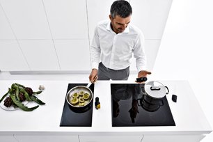 Индукционная варочная панель Barazza 1PI60IDB белая фото 2 в Челябинске