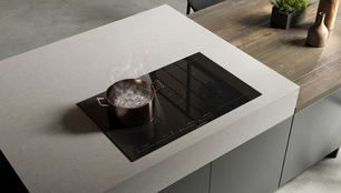 Индукционная варочная поверхность с вытяжкой Kuppersbusch KMI 12850.0 SR-S Copper фото 2 в Челябинске