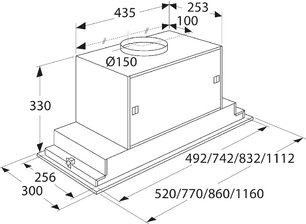 Встраиваемая вытяжка Asko CC4527S фото 3 в Челябинске