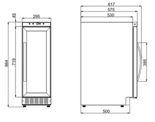Винный шкаф Дометик B29G Basic фото 3 в Челябинске Винный шкаф Dometic B29G Basic фото 3 в Челябинске