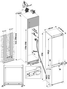 Встраиваемый холодильник Krona ZELLE RFR фото 3 в Челябинске Встраиваемый холодильник Krona ZELLE RFR фото 3 в Челябинске