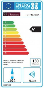 Винный шкаф Ла Соммельер CTPNE186A+ ECO Cl. A+ фото 4 в Челябинске Винный шкаф La Sommeliere CTPNE186A+ ECO Cl. A+ фото 4 в Челябинске