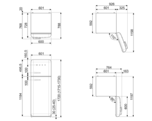 Холодильник Смег FAB30RBE3 фото в Челябинске Холодильник Smeg FAB30RBE3 фото в Челябинске