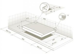 Независимая варочная панель De Dietrich DTE 1114 W фото 2 в Челябинске