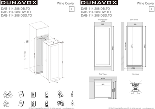 Винный шкаф Дунавокс DAB-114.288DW.TO фото 4 в Челябинске Винный шкаф Dunavox DAB-114.288DW.TO фото 4 в Челябинске
