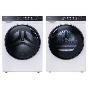 Haier (стиральная машина HW100-BD14378 + сушильная машина HD100-A2378) фото в Челябинске
