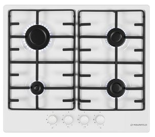 Газовая варочная панель MAUNFELD EGHE.64.3EW\G фото в Челябинске