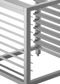 Подставка под печь с направляющими для противней Смег TVL425 фото 4 в Челябинске Подставка под печь с направляющими для противней Smeg TVL425 фото 4 в Челябинске